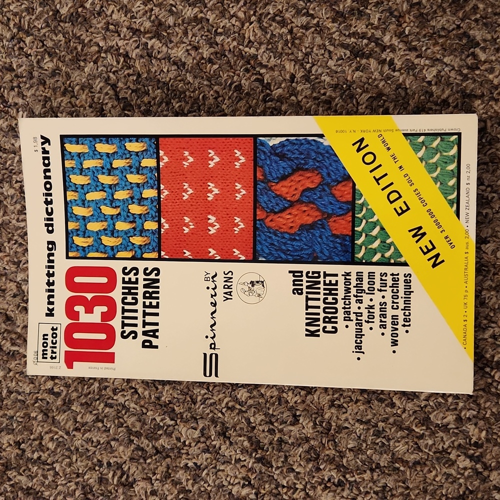 Vintage Mon Tricot Knitting Dictionary